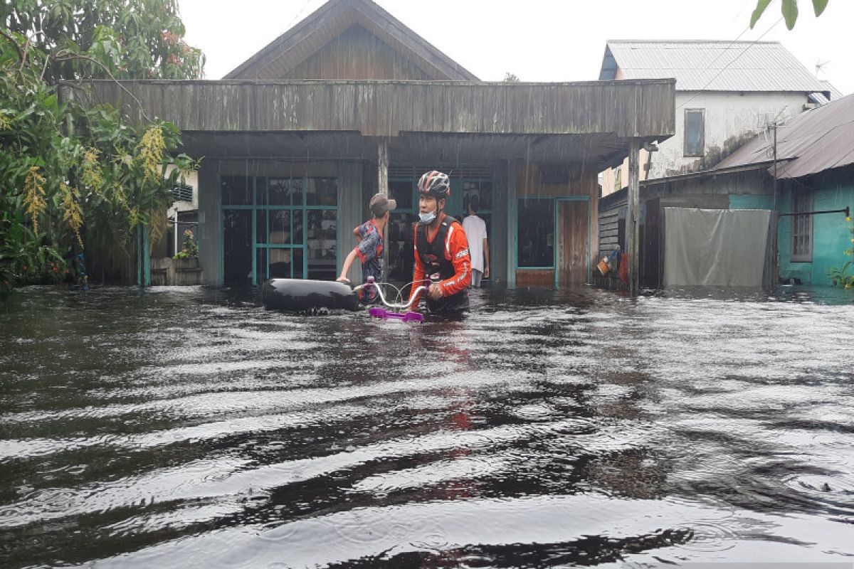 BPBD petakan 10 kecamatan di  OKU rawan banjir