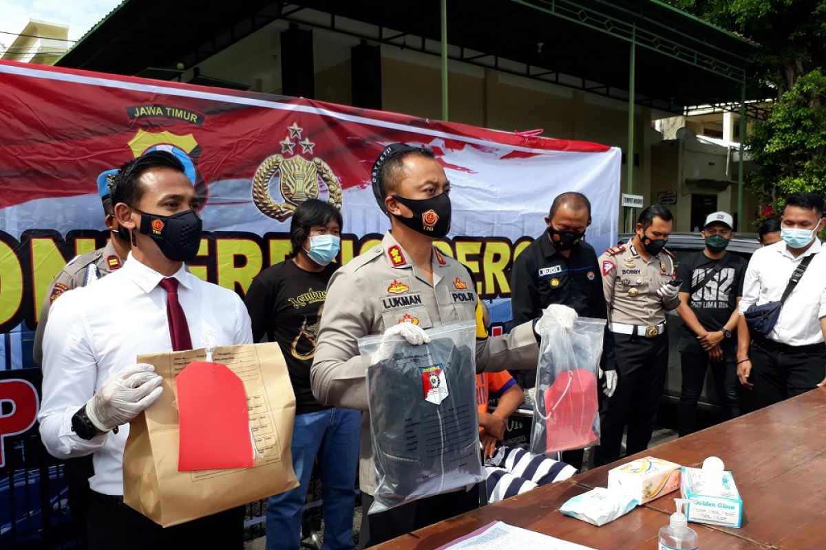 Polres Kediri ungkap pembunuhan sopir taksi daring