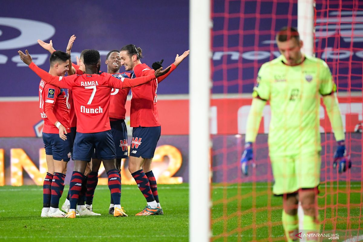 Liga Prancis, Lille merangsek ke puncak berkat kemenangan tipis 1-0 atas Dijon