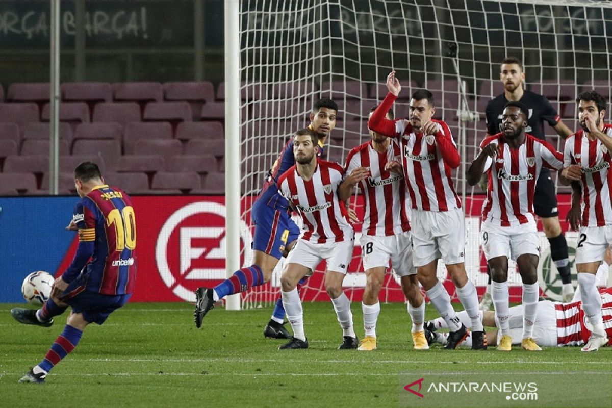 Messi dan Griezmann tuntaskan revans Barca atas Bilbao