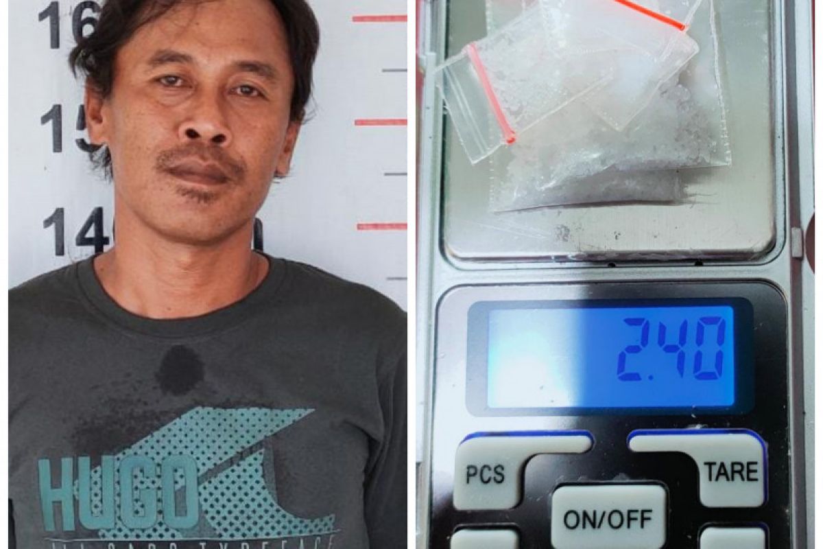 Polsek Pangkalan Brandan tangkap Oling miliki 2,40 gram sabu-sabu