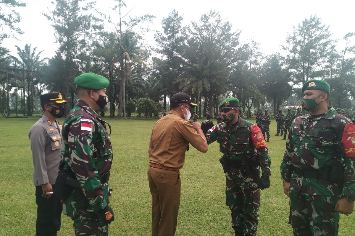 Yonif 131/BRS Payakumbuh kirim 450 prajurit ke perbatasan RI-PGN