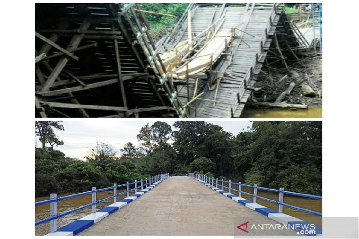 Masyarakat  gembira  jembatan Sei Benao  sudah fungsional