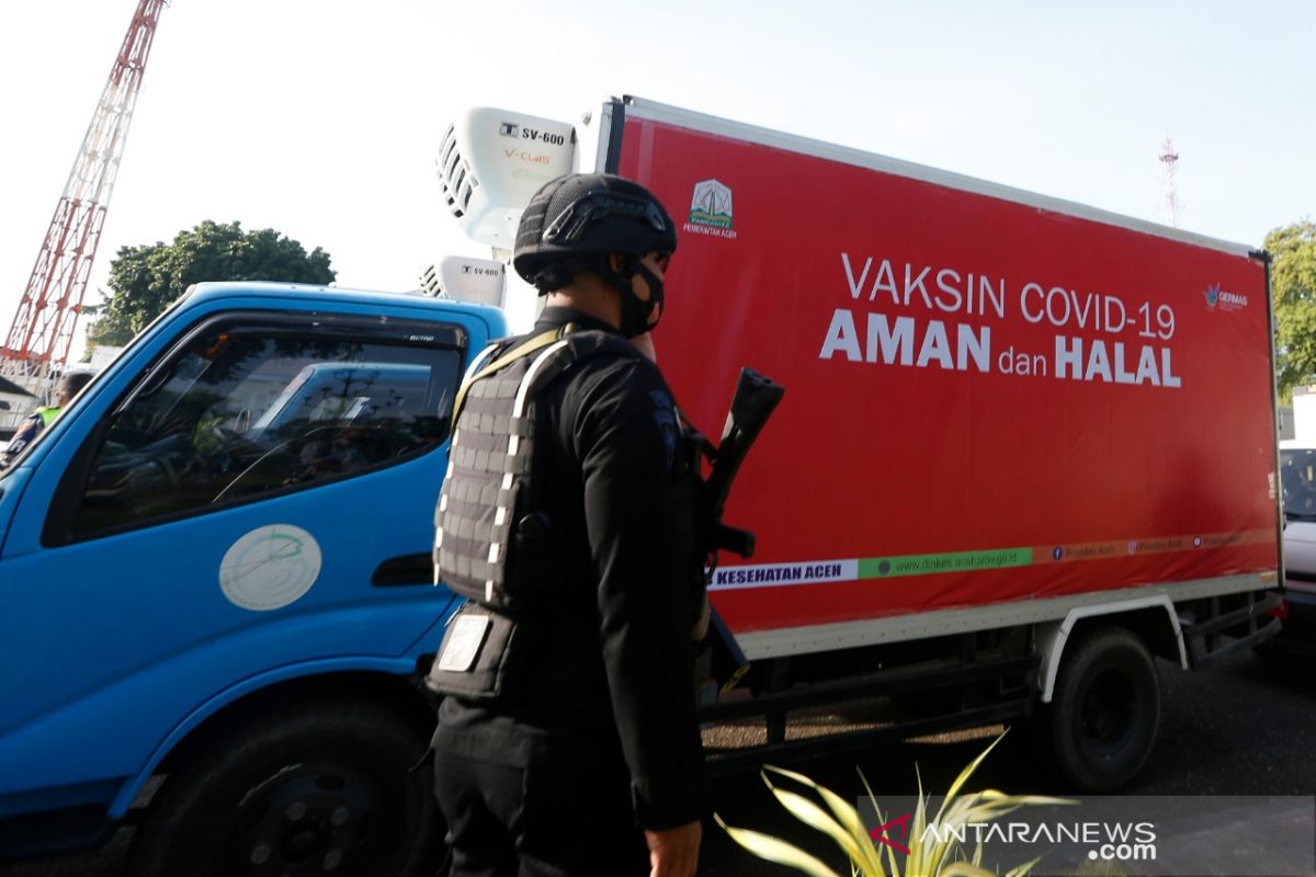 Distribusi vaksin COVID-19 ke daerah