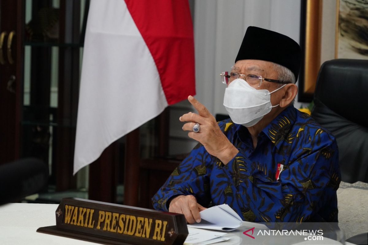 Ma'ruf Amin: Umat Islam seharusnya berterima kasih kepada Presiden Jokowi