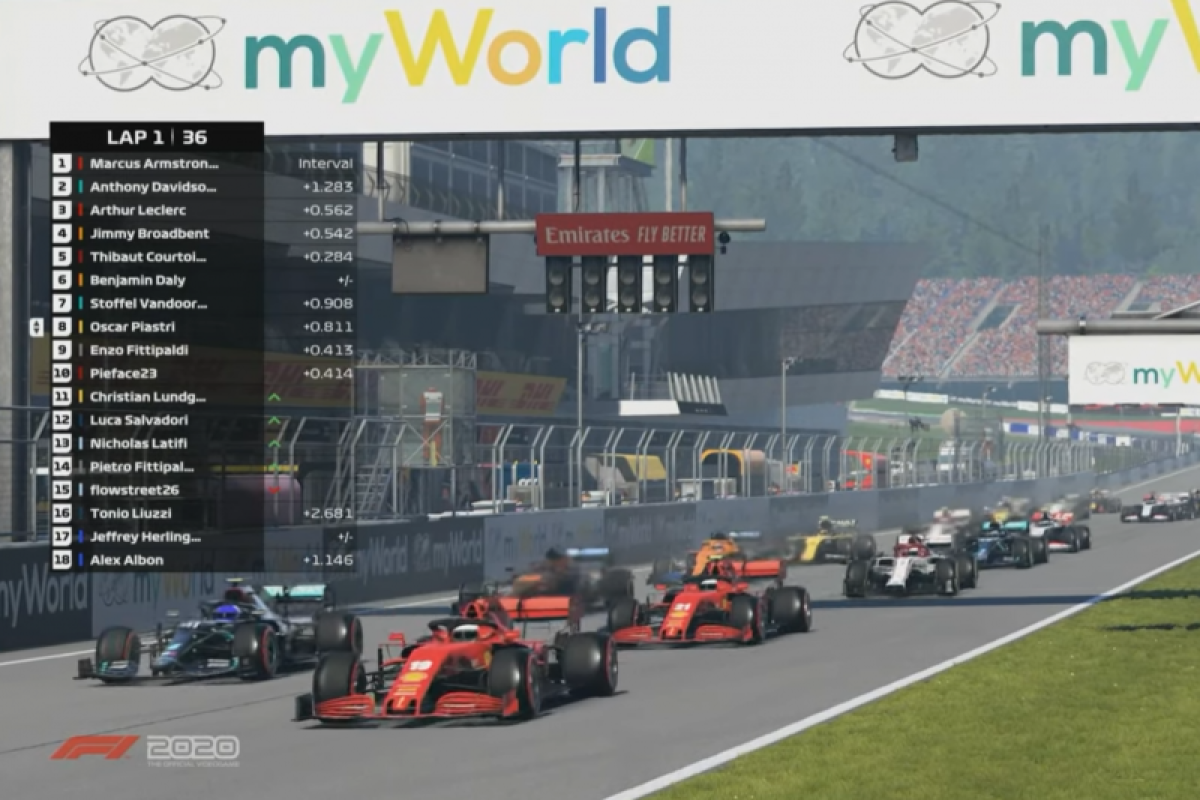 Pebalap Enzo Fittipaldi menangi grand prix virtual perdana di Austria