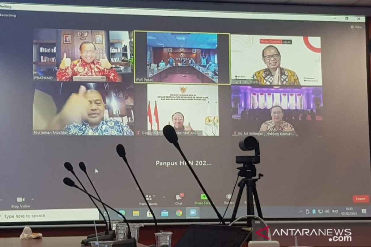Presiden Jokowi  akan hadir pada Hari Pers Nasional 2021