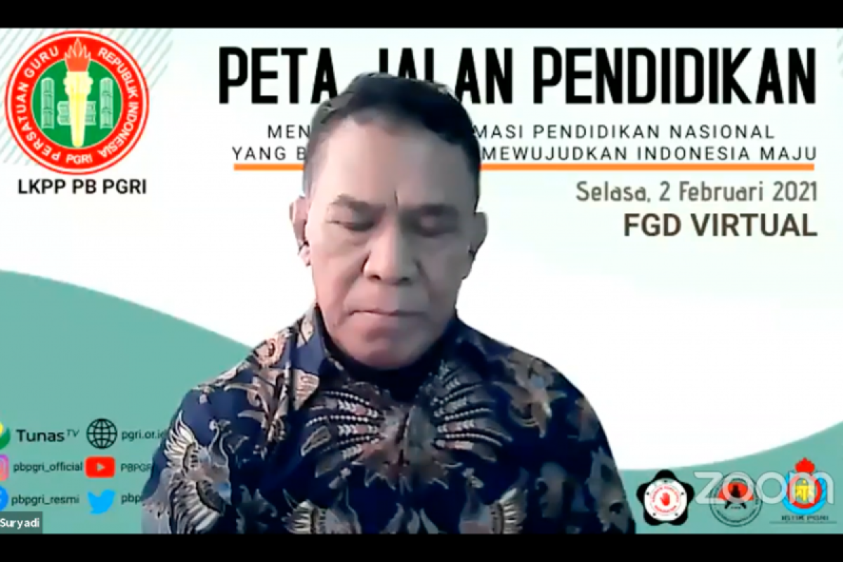 PGRI minta perbandingan Peta Jalan Pendidikan harus proporsional