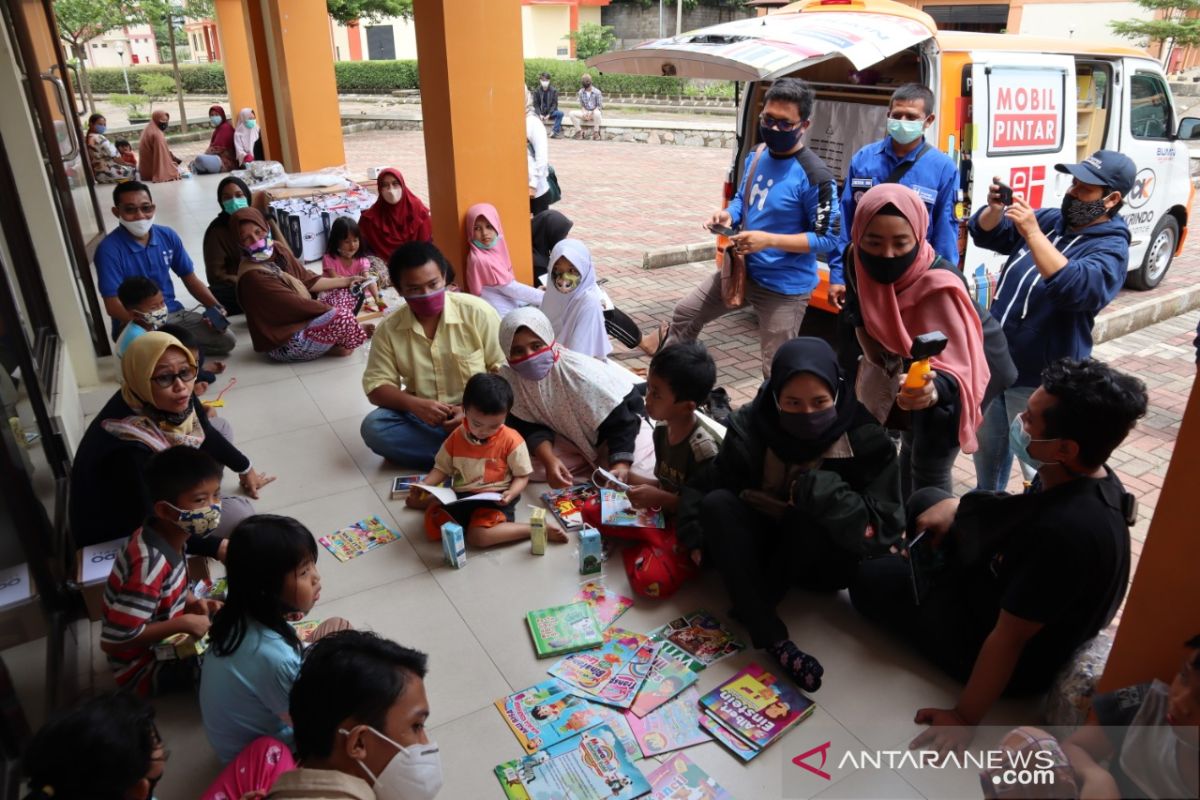 Peduli korban bencana,Askrindo hadirkan psikolog anak dan mobil pintar