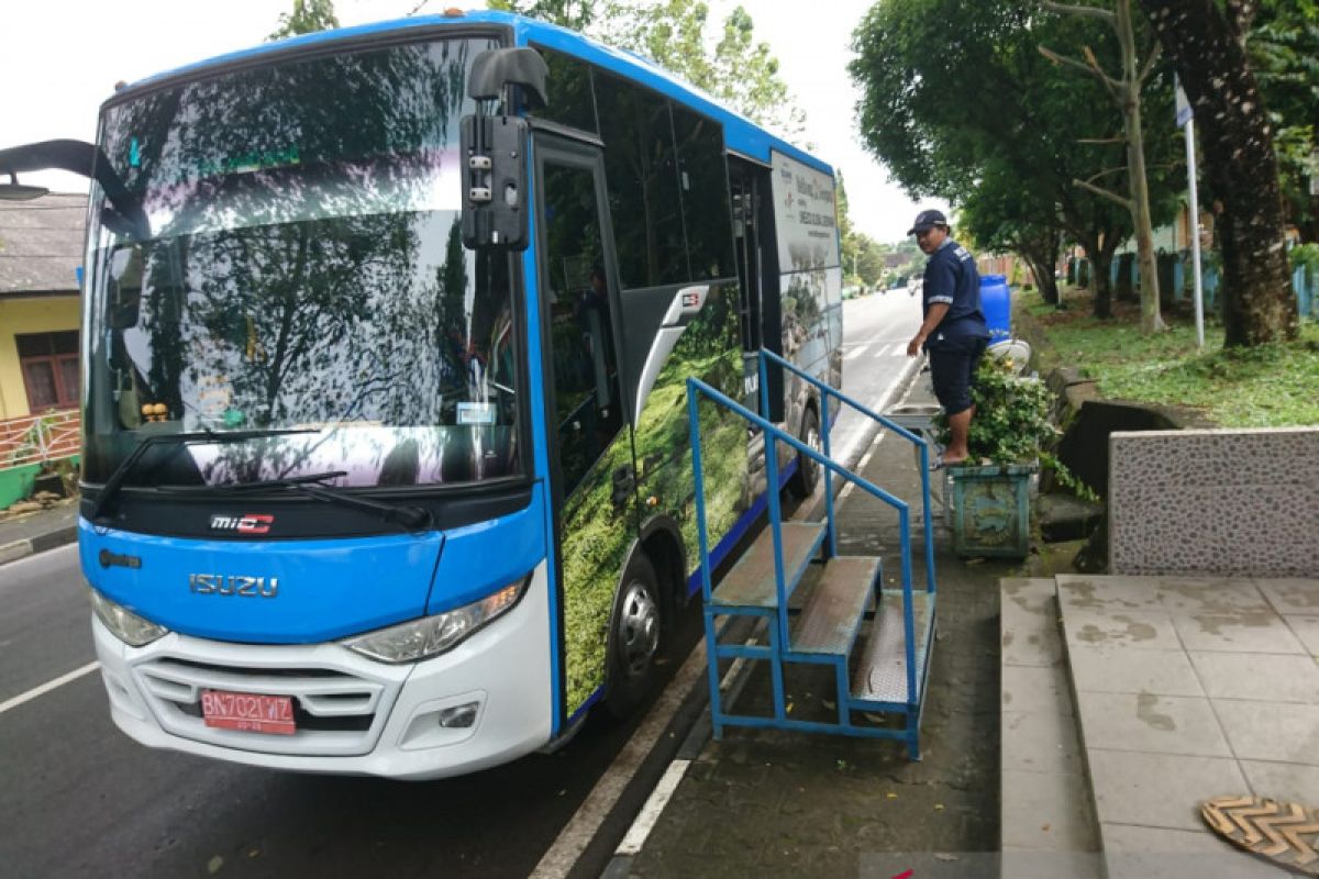 Dishub Belitung operasikan satu unit bus angkutan sekolah gratis