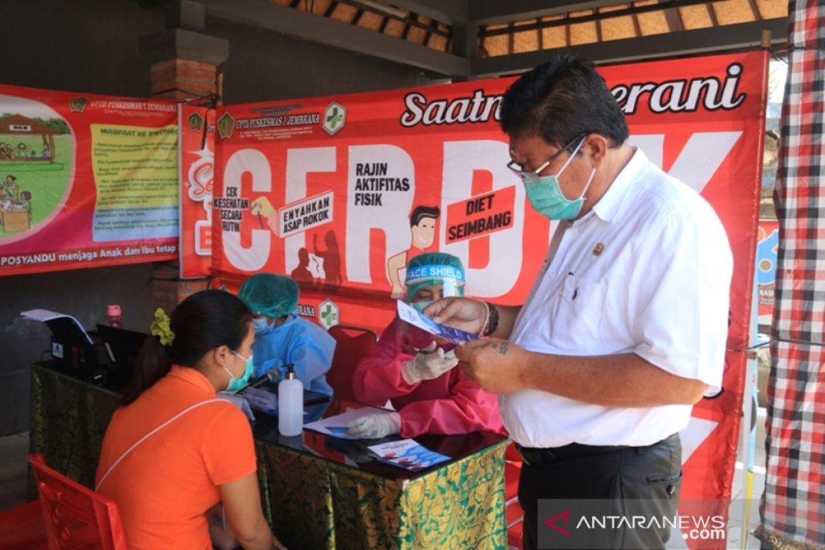 4 Februari, Jembrana targetkan vaksinasi tenaga kesehatan selesai