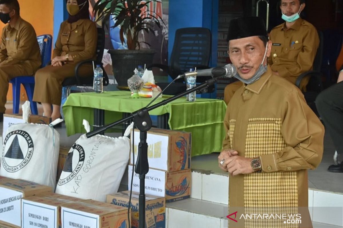 Pemkab Gorontalo kirimkan bantuan untuk korban bencana Sulbar dan Sulut