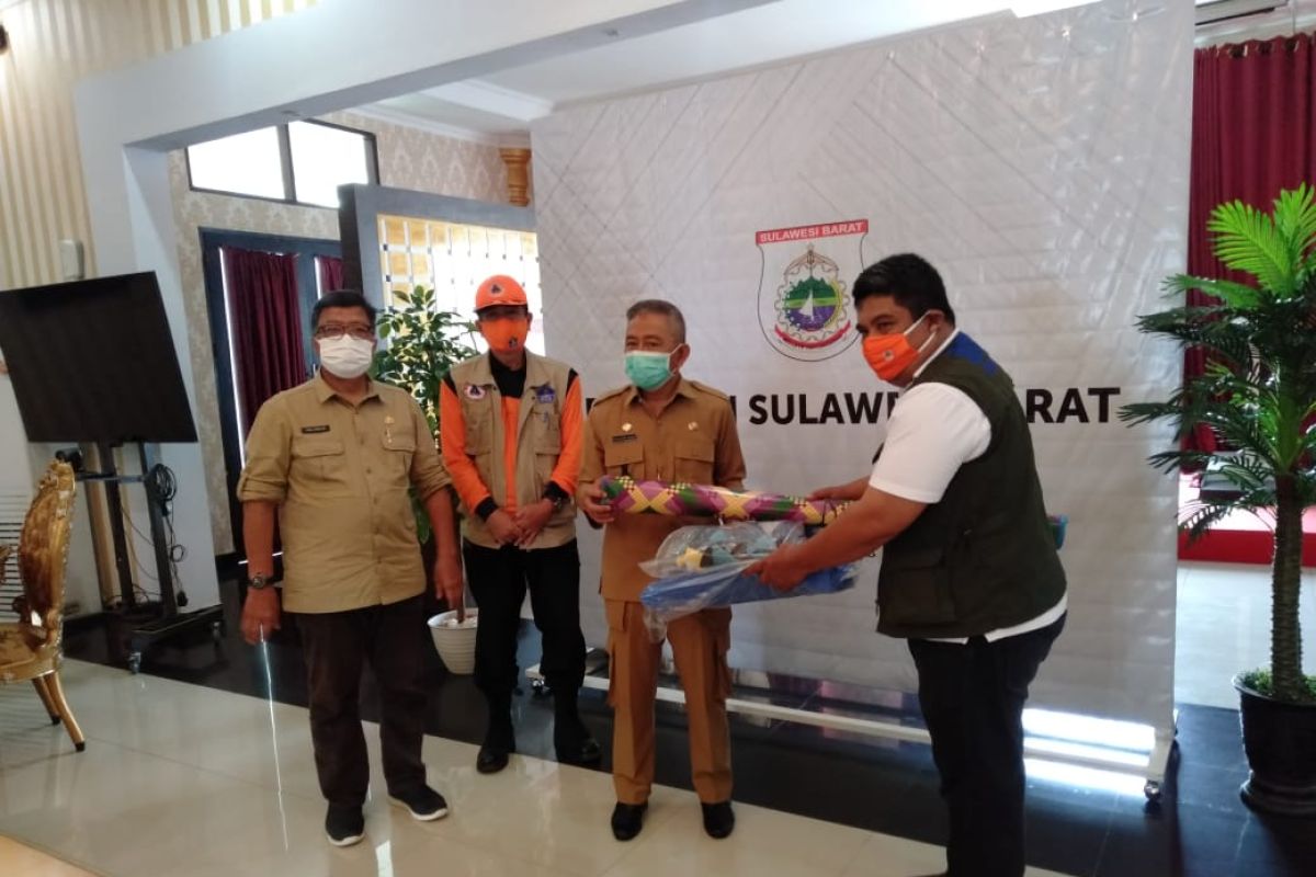 Gubernur Sulbar Terima Bantuan dari Kaltara