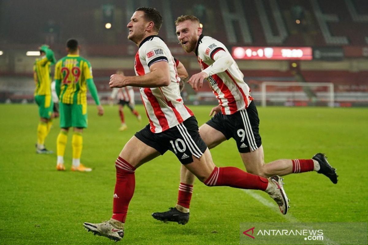 Liga Inggris: Sheffield United awali Februari dengan bekuk West Brom