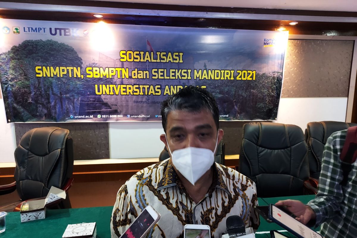 Unand terima 6.465 mahasiswa baru pada 2021 lewat tiga jalur