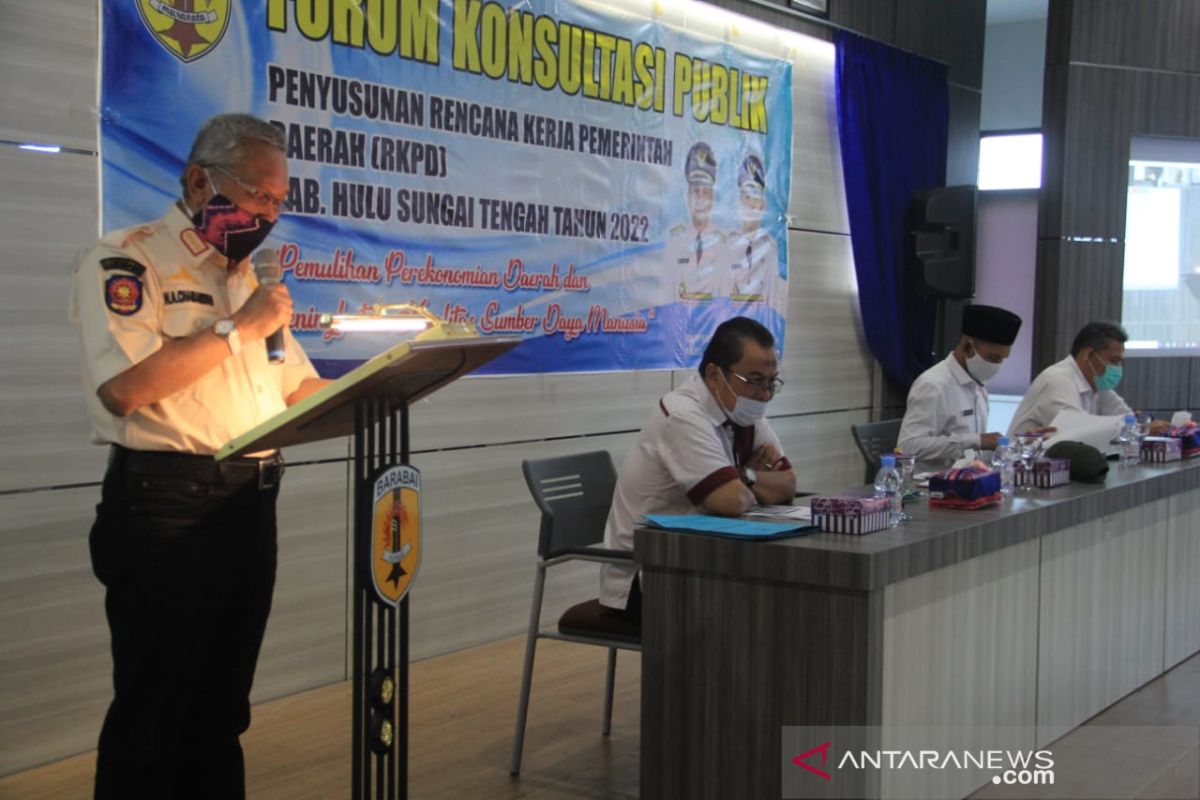 Pemkab HST gelar Konsultasi Publik sebelum susun RKPD2022