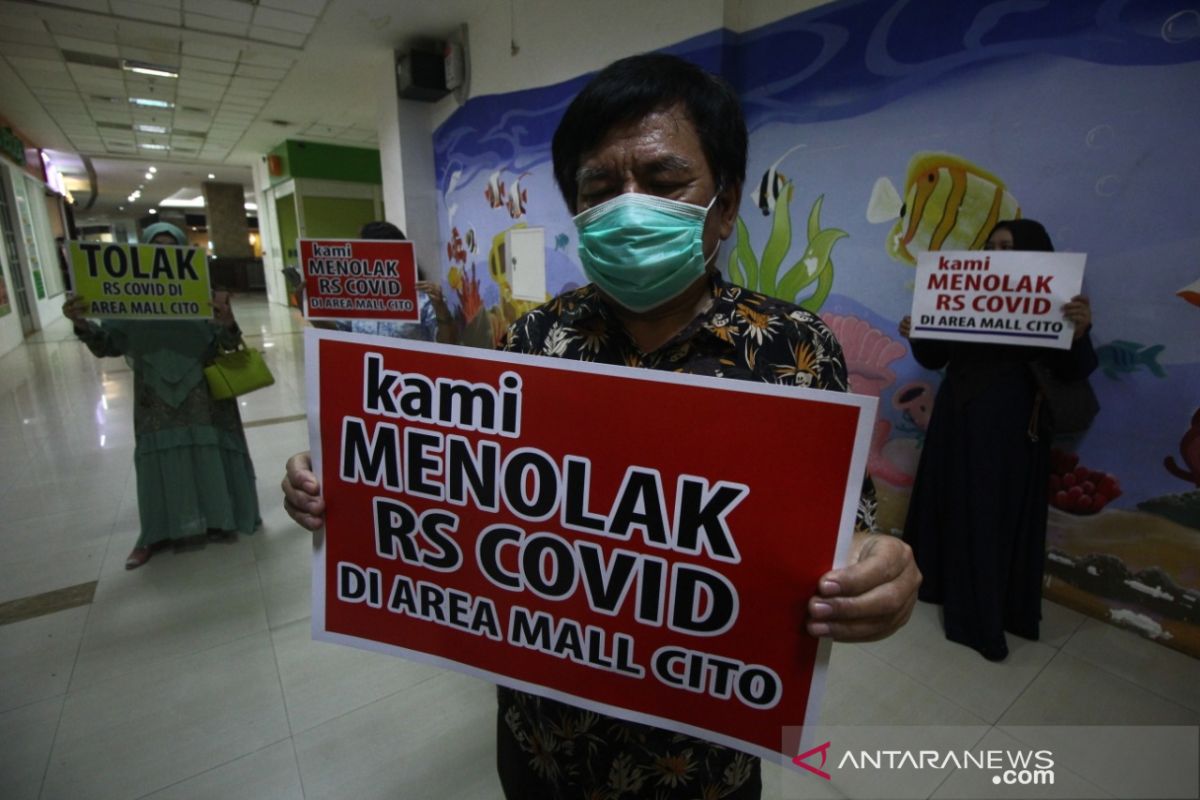 Penghuni Mal Cito tolak pembukaan rumah sakit rujukan pasien COVID-19