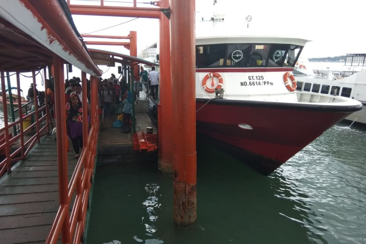 Penumpang kapal antarpulau tidak patuhi protokol kesehatan