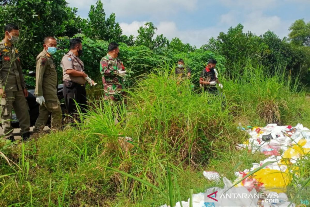 Limbah medis sebanyak 55 karung kembali di temukan di Bogor