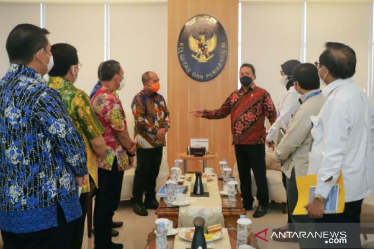 Walikota Pangkalpinang sampaikan lima program ke Menteri KKP