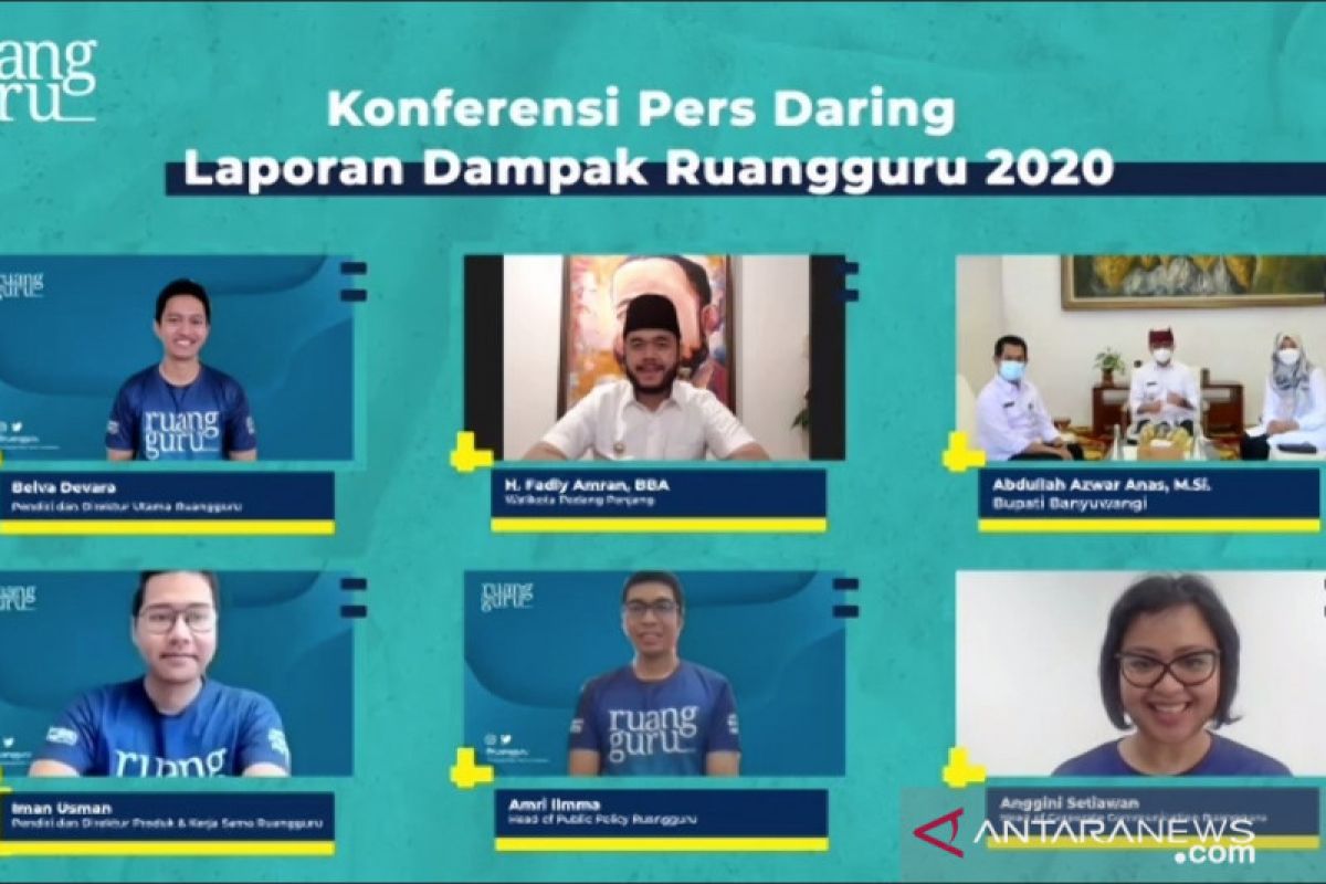 Ruangguru raih 22 juta pengguna sepanjang 2020