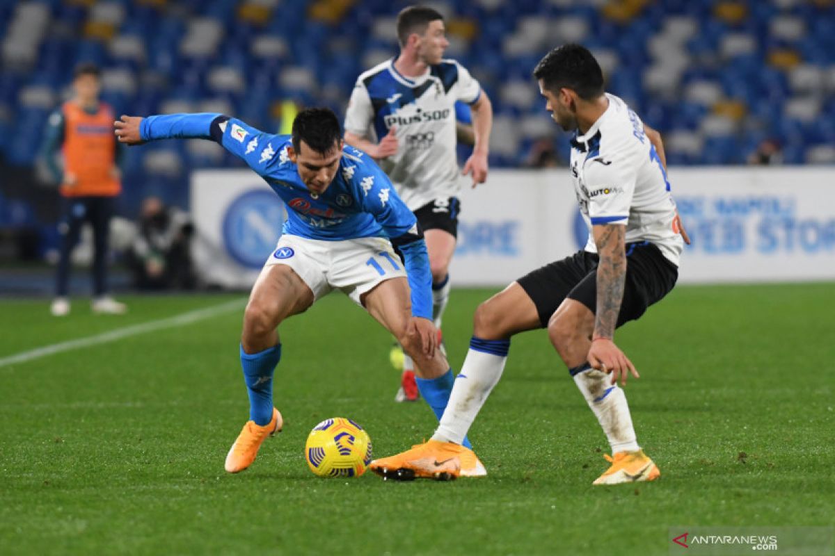 Napoli kontra Atalanta berakhir imbang tanpa gol di Piala Italia