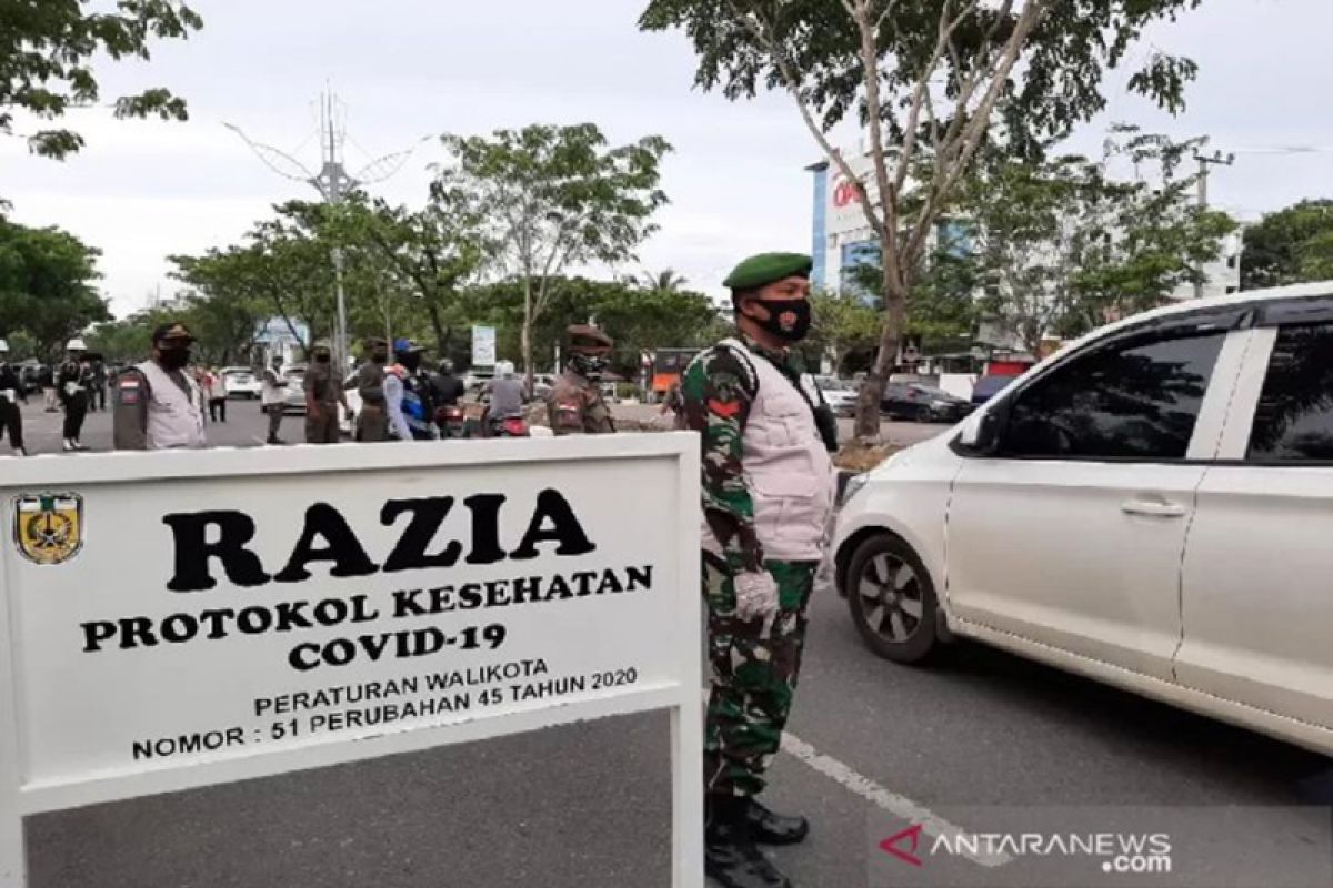 872 pelanggar prokes terjaring razia di Aceh selama 2021