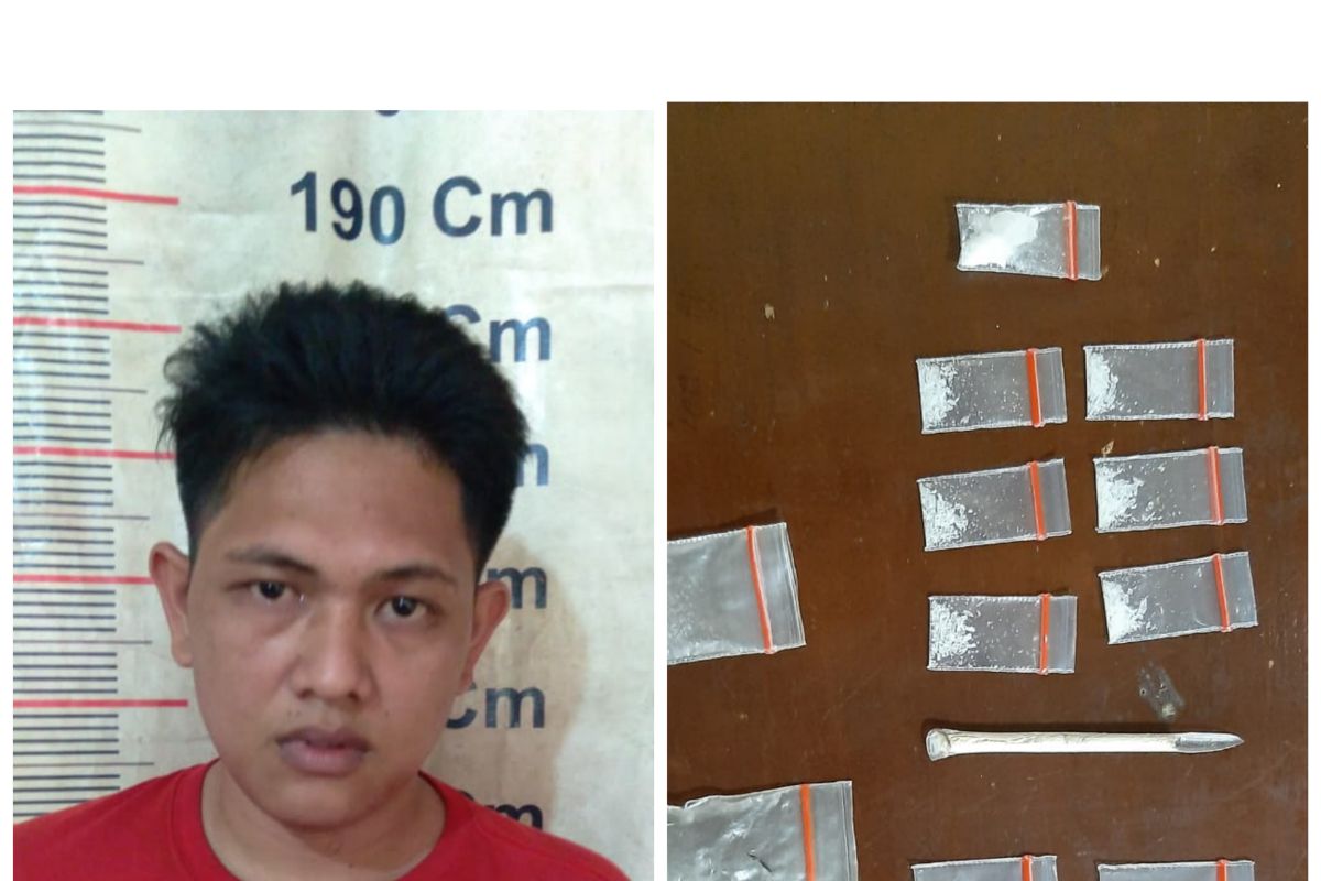 Polsek Tanjung Pura tangkap pemilik tujuh paket sabu