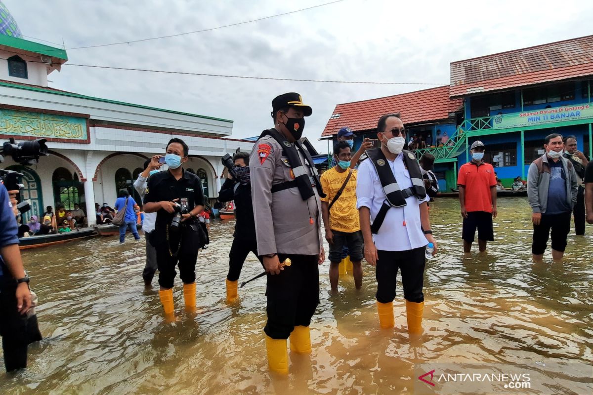 Kapolda : Banjir belum sepenuhnya surut, tim SAR masih siaga