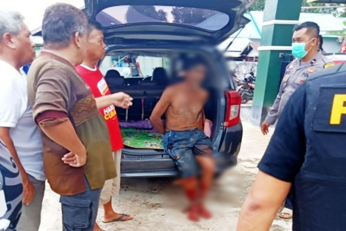 Waduh, seorang ODGJ di Kotawaringin Timur ngamuk dan lukai warga dan polisi