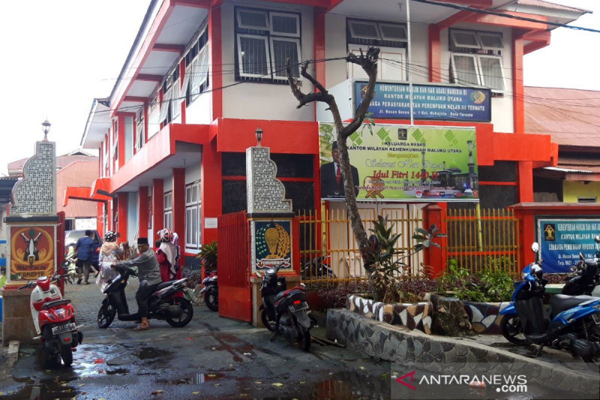 Akses masuk ke Lapas Ternate diperketat