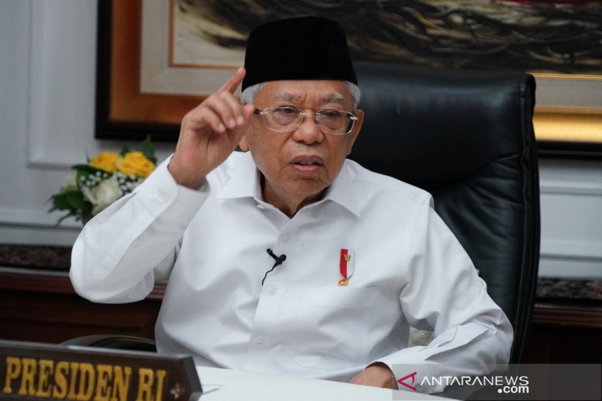 Wapres Maruf Amin: Jangan benturkan keislaman dan kebangsaan