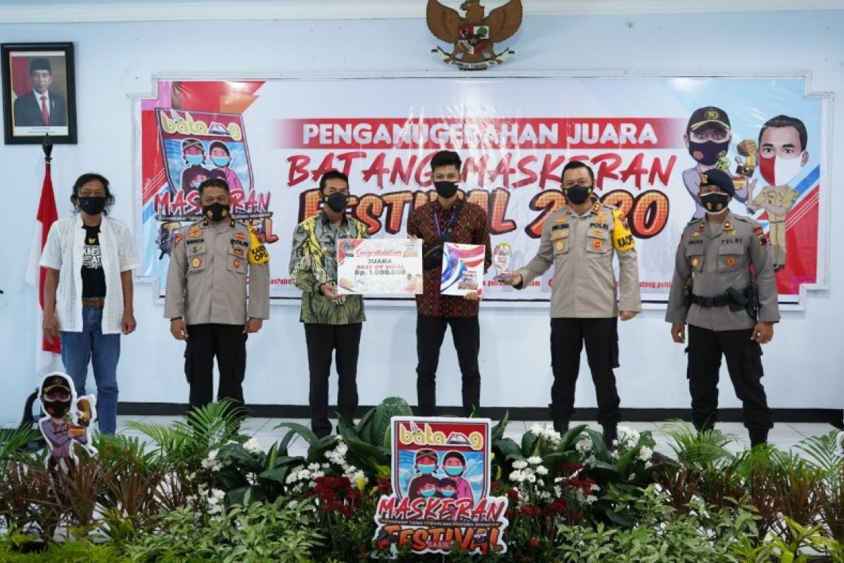 Kapolres Batang apresiasi peserta lomba "Batang Maskeran Festival"