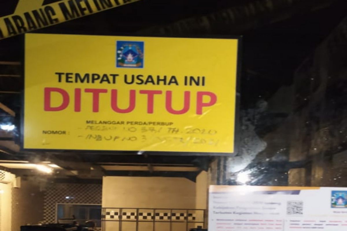 Satpol PP Sleman banyak menemukan tempat usaha langgar aturan PPKM