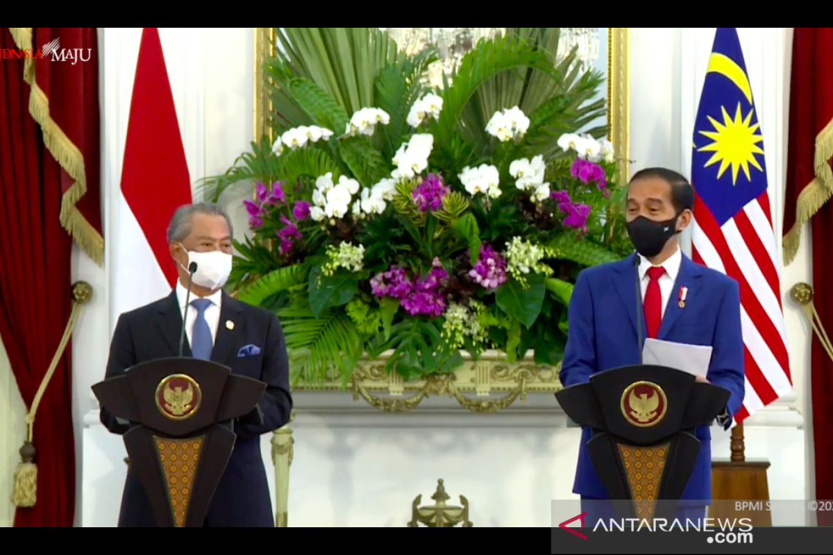 Presiden Joko Widodo dan PM Malaysia Muhyiddin  bahas perlindungan pekerja migran