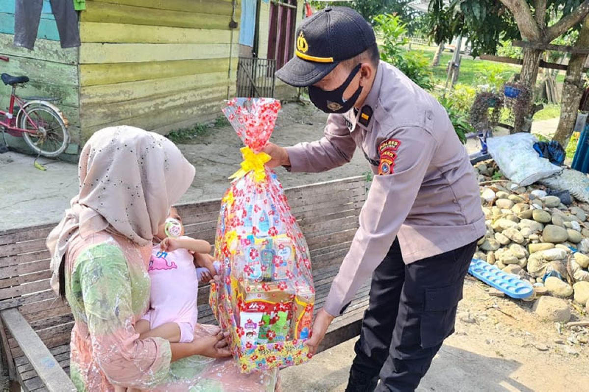 Polisi di Aceh Utara galang dana bantu bayi penderita gizi buruk