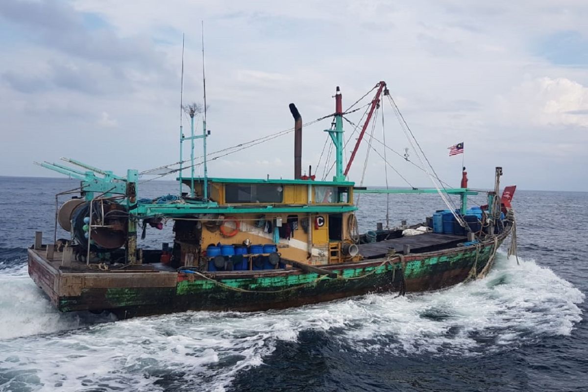 KKP tangkap kapal ikan berbendera Malaysia berawak warga negara  Myanmar