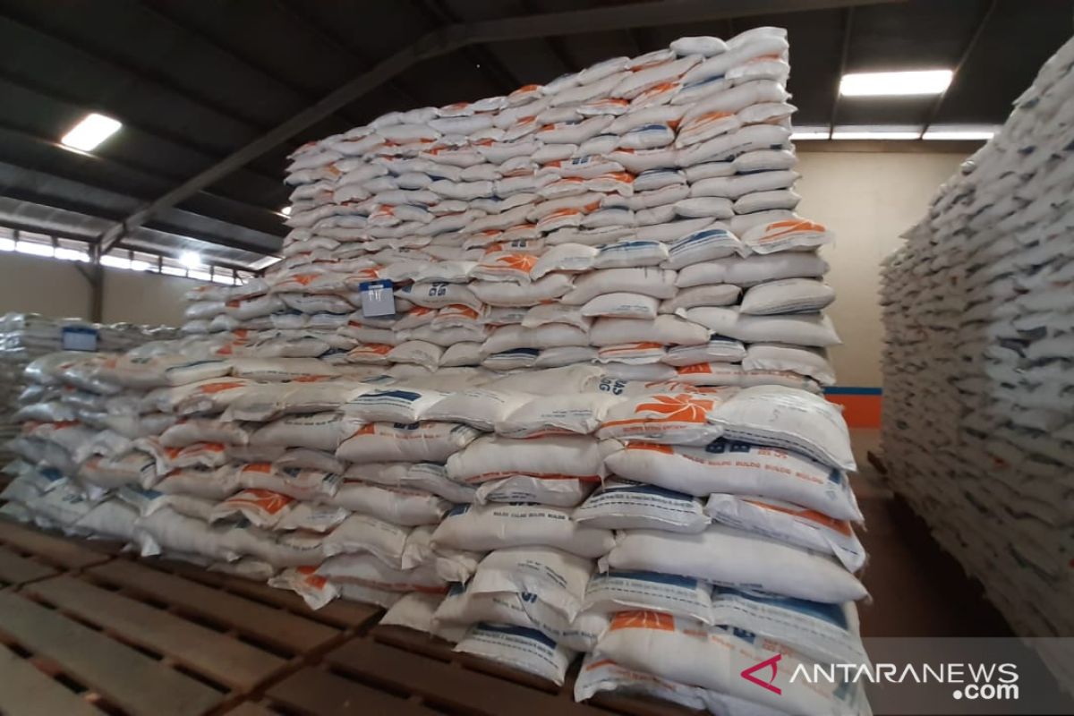 Stok beras di gudang Bulog Jambi cukup untuk lima bulan kedepan