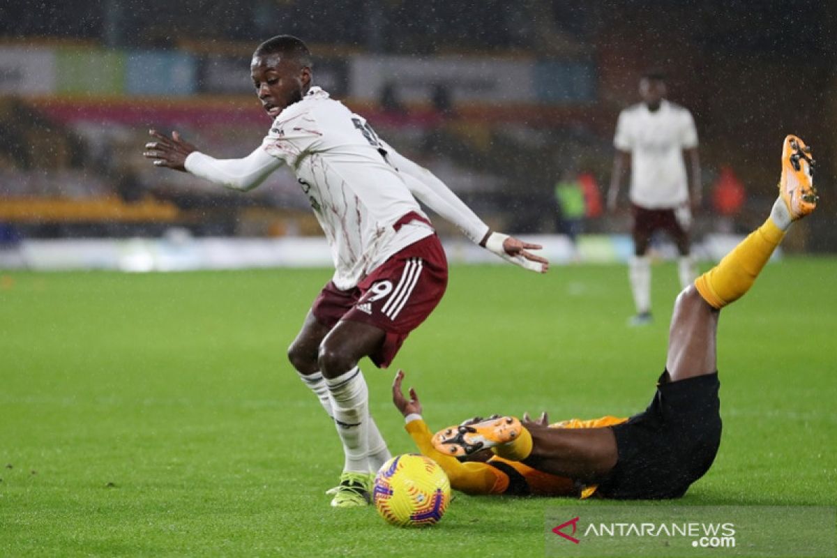 Liga Inggris - Manajer Arsenal Arteta berharap Nicolas Pepe jaga performa apik