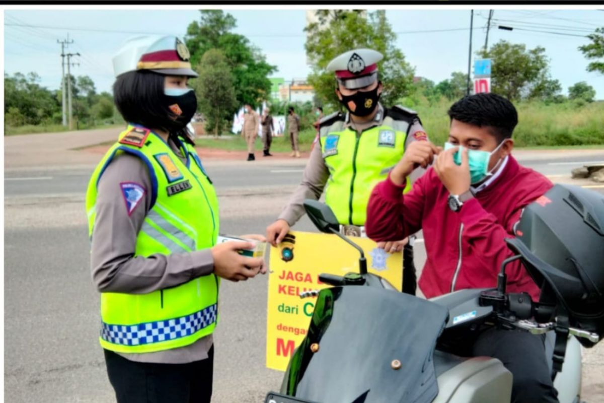 Polres Bangka Tengah gelar operasi yustisi protokol kesehatan