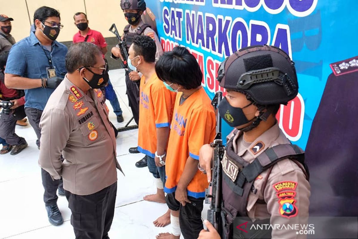 Polresta Sidoarjo tangkap dua orang pengedar narkoba