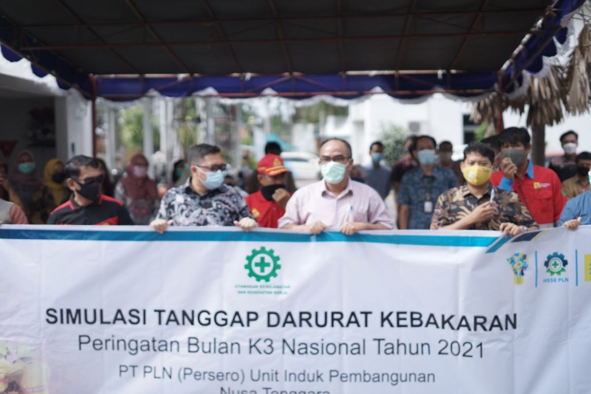 Dinas Damkar Mataram apresiasi PLN sambut bulan K3 Nasional