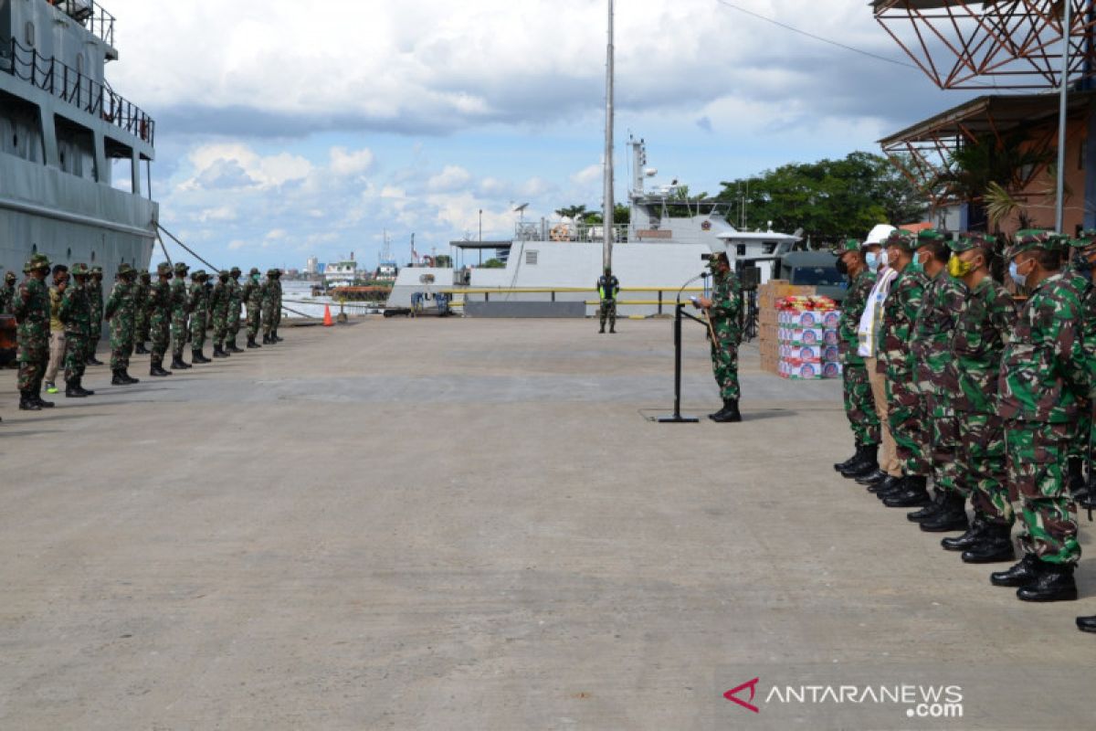 Satgas TNI-AD akhiri tugas kemanusiaan bencana banjir di Kalsel