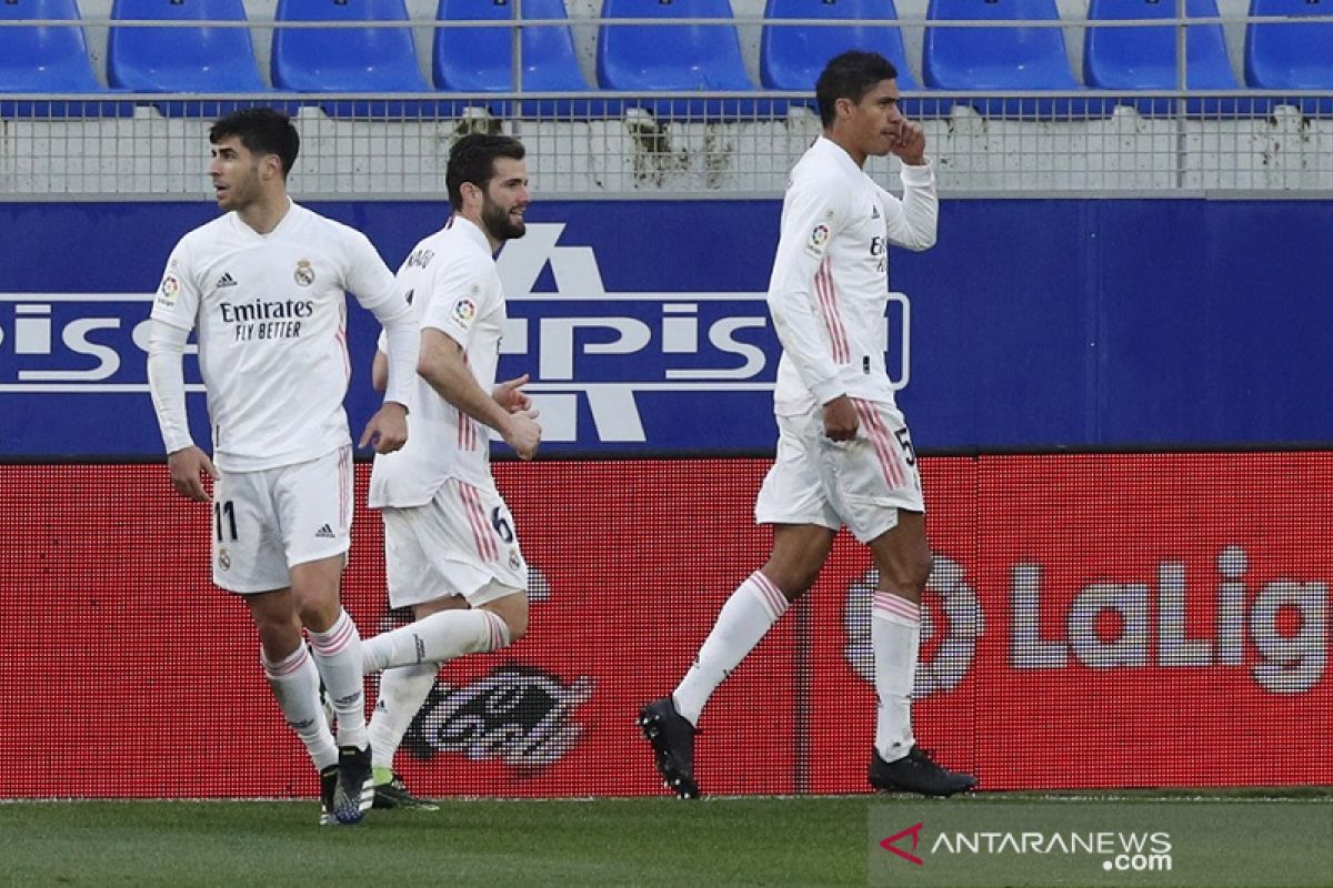 Varane antar Real Madrid balik kalahkan Huesca 2-1