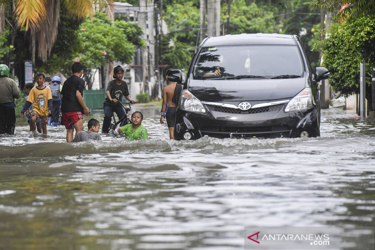 Jakarta diperkirakan diguyur hujan sepanjang hari ini