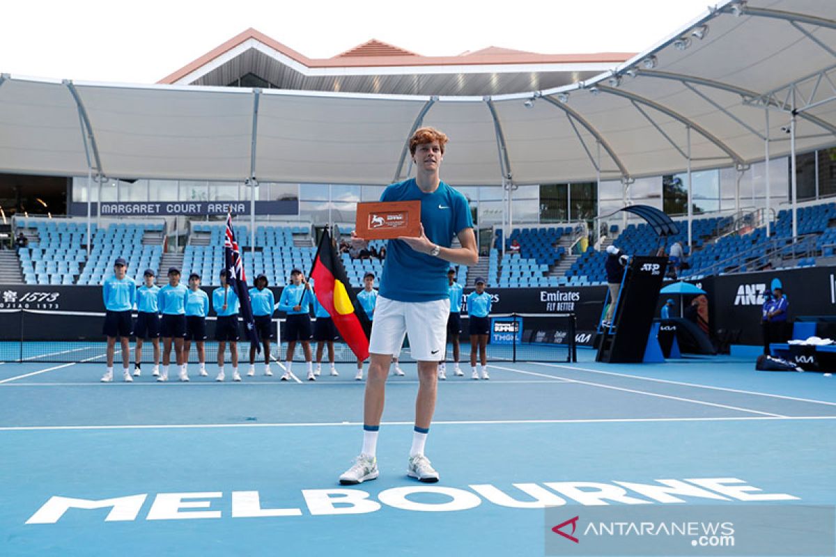 Petenis Italia Jannik Sinner rebut gelar Great Ocean Road Open