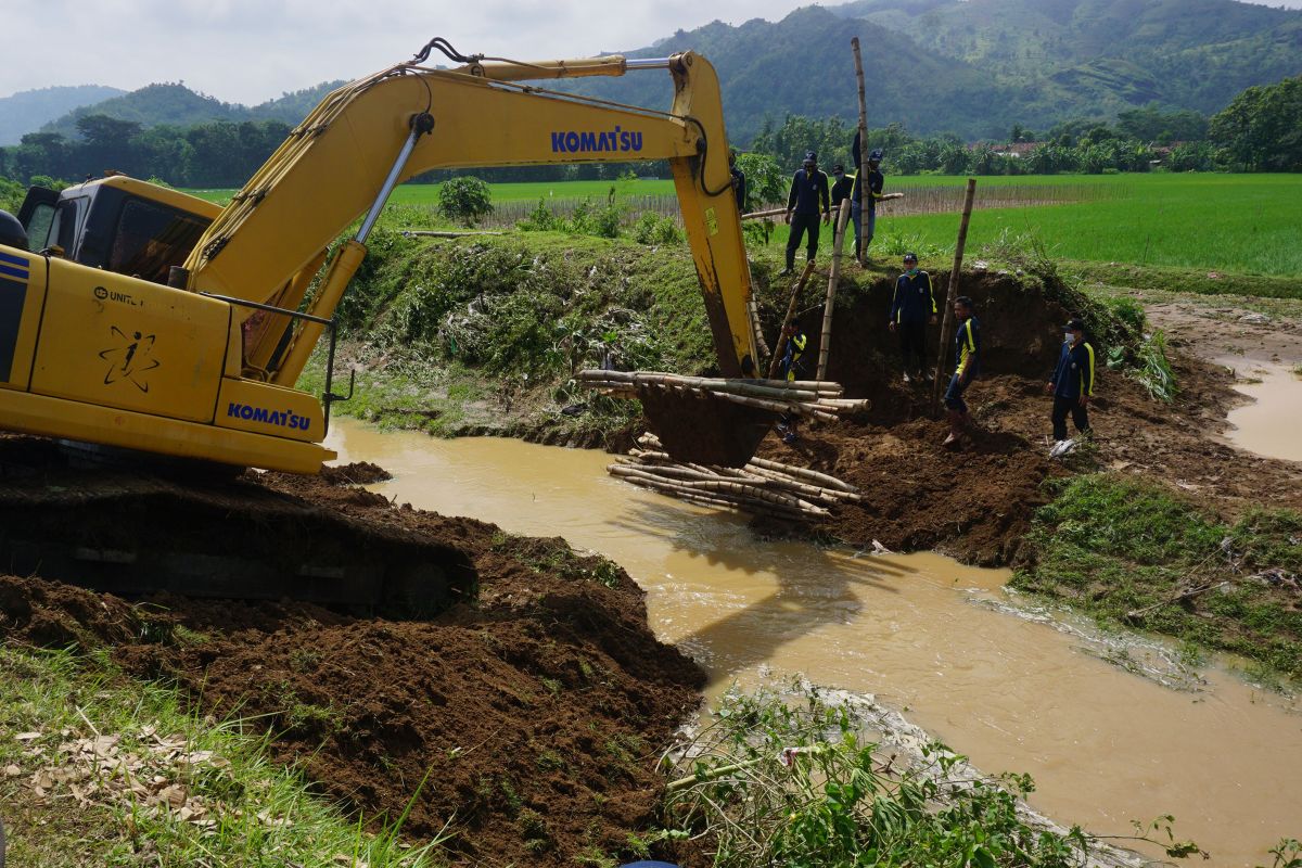 876 hektare sawah di Tulungagung terendam banjir