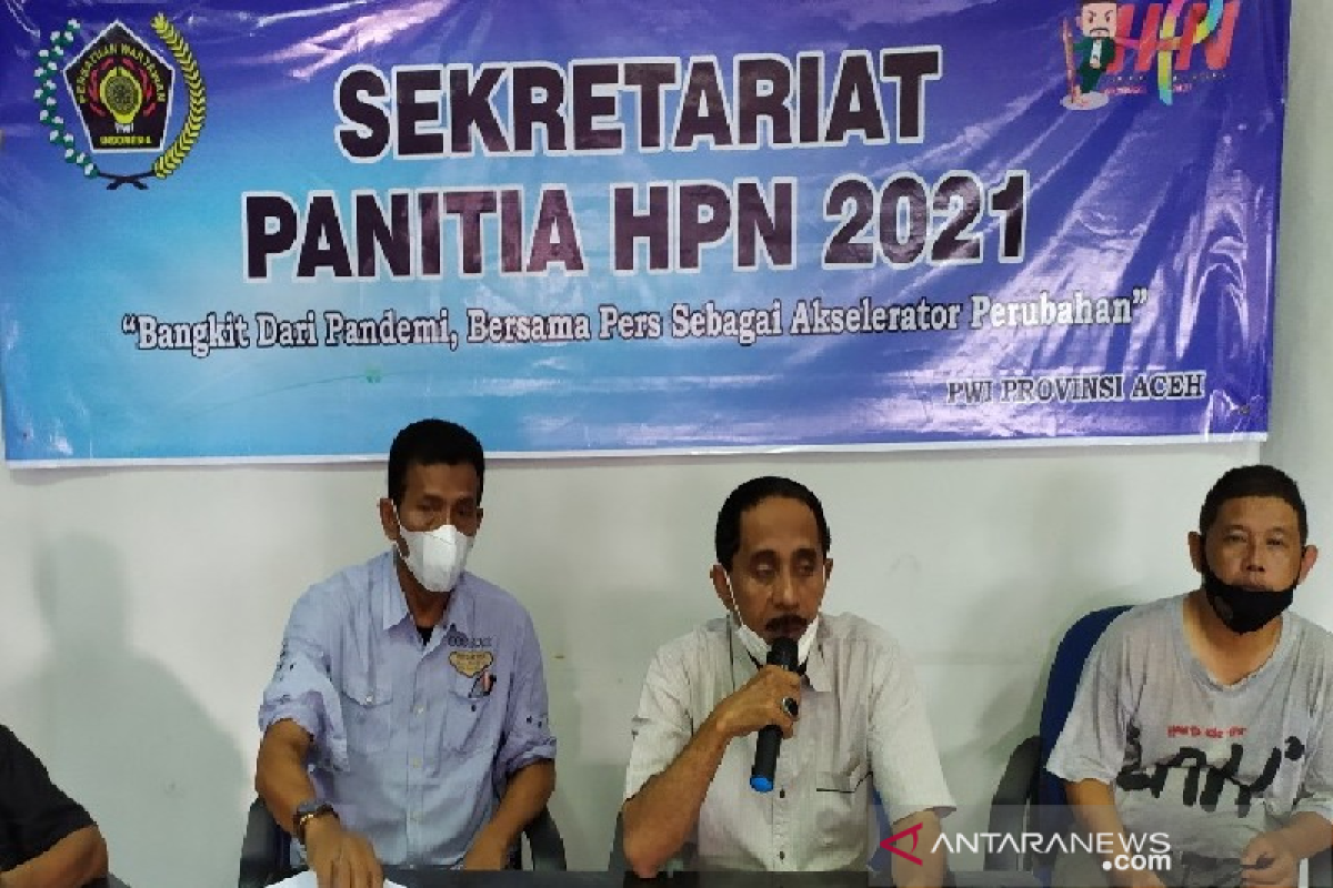 Peringatan HPN di Aceh dilaksanakan di tengah laut