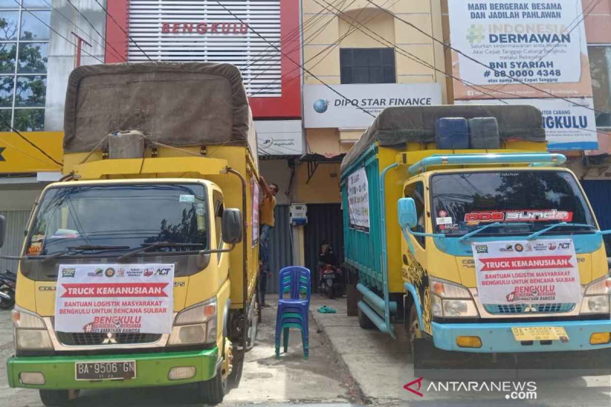 ACT Bengkulu salurkan bantuan bagi korban bencana Sulawesi Barat