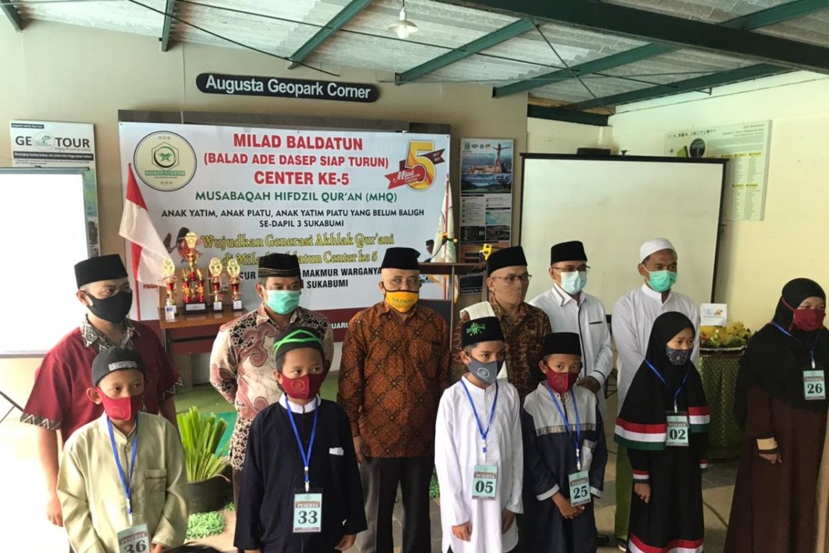 Anak yatim piatu Sukabumi doakan Indonesia terbebas dari pandemi COVID-19